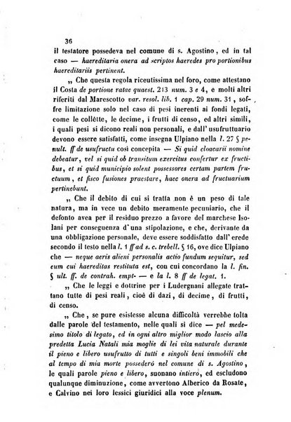 Giornale del Foro in cui si raccolgono le più importanti regiudicate dei supremi tribunali di Roma e dello Stato pontificio in materia civile