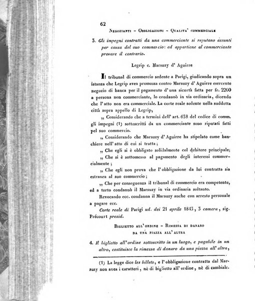 Giornale del Foro in cui si raccolgono le più importanti regiudicate dei supremi tribunali di Roma e dello Stato pontificio in materia civile