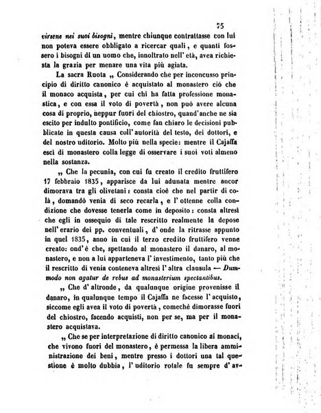 Giornale del Foro in cui si raccolgono le più importanti regiudicate dei supremi tribunali di Roma e dello Stato pontificio in materia civile