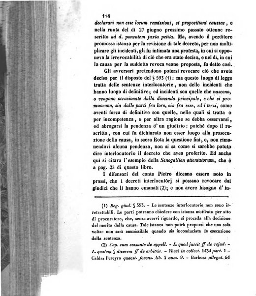 Giornale del Foro in cui si raccolgono le più importanti regiudicate dei supremi tribunali di Roma e dello Stato pontificio in materia civile