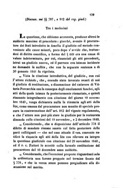 Giornale del Foro in cui si raccolgono le più importanti regiudicate dei supremi tribunali di Roma e dello Stato pontificio in materia civile