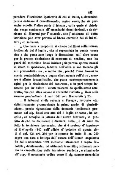 Giornale del Foro in cui si raccolgono le più importanti regiudicate dei supremi tribunali di Roma e dello Stato pontificio in materia civile