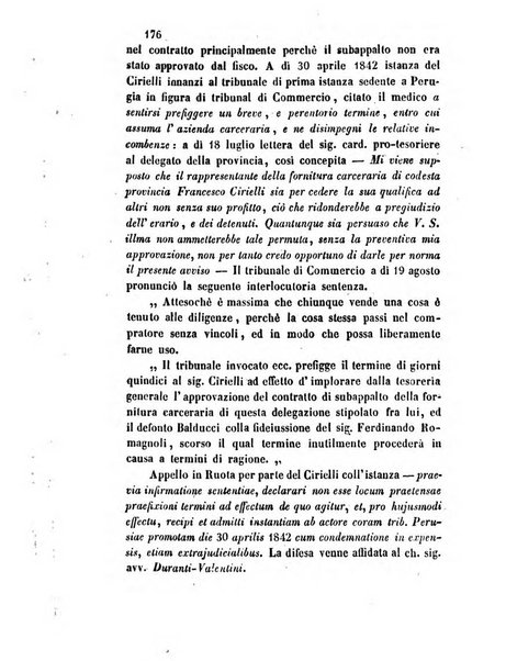 Giornale del Foro in cui si raccolgono le più importanti regiudicate dei supremi tribunali di Roma e dello Stato pontificio in materia civile