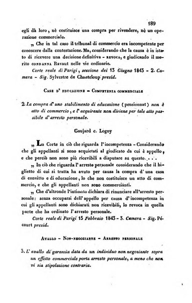 Giornale del Foro in cui si raccolgono le più importanti regiudicate dei supremi tribunali di Roma e dello Stato pontificio in materia civile