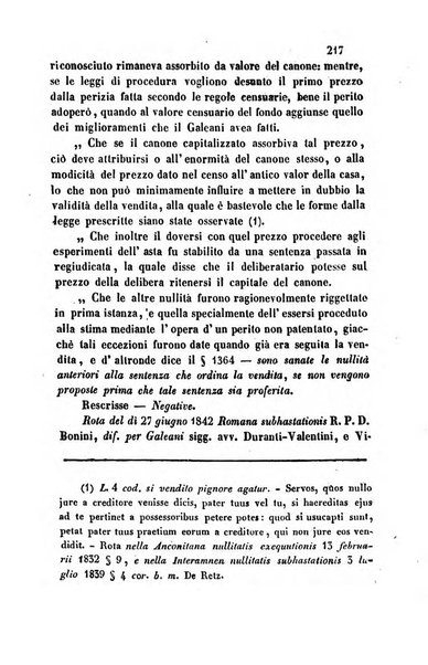 Giornale del Foro in cui si raccolgono le più importanti regiudicate dei supremi tribunali di Roma e dello Stato pontificio in materia civile