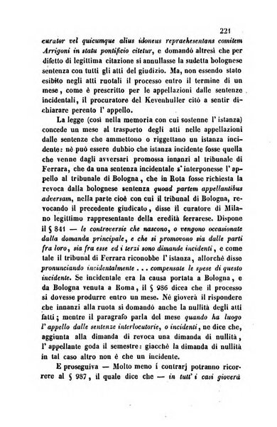 Giornale del Foro in cui si raccolgono le più importanti regiudicate dei supremi tribunali di Roma e dello Stato pontificio in materia civile