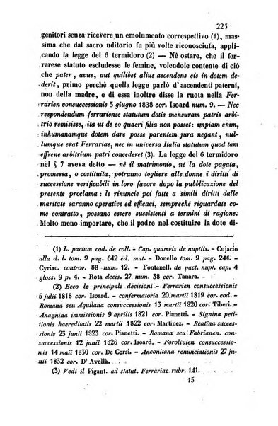 Giornale del Foro in cui si raccolgono le più importanti regiudicate dei supremi tribunali di Roma e dello Stato pontificio in materia civile