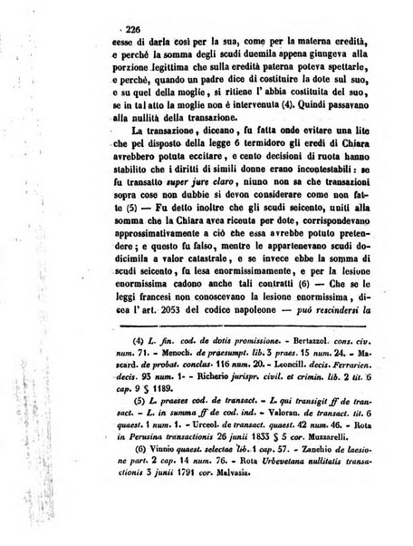 Giornale del Foro in cui si raccolgono le più importanti regiudicate dei supremi tribunali di Roma e dello Stato pontificio in materia civile