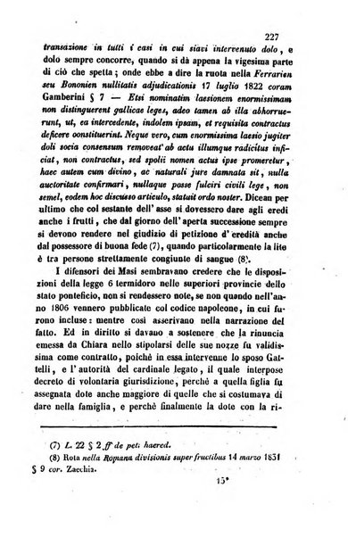 Giornale del Foro in cui si raccolgono le più importanti regiudicate dei supremi tribunali di Roma e dello Stato pontificio in materia civile