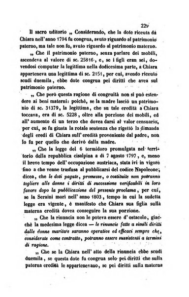 Giornale del Foro in cui si raccolgono le più importanti regiudicate dei supremi tribunali di Roma e dello Stato pontificio in materia civile