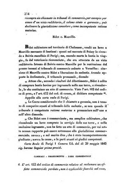 Giornale del Foro in cui si raccolgono le più importanti regiudicate dei supremi tribunali di Roma e dello Stato pontificio in materia civile