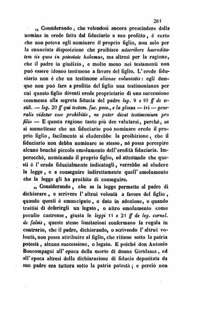 Giornale del Foro in cui si raccolgono le più importanti regiudicate dei supremi tribunali di Roma e dello Stato pontificio in materia civile