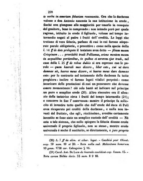 Giornale del Foro in cui si raccolgono le più importanti regiudicate dei supremi tribunali di Roma e dello Stato pontificio in materia civile