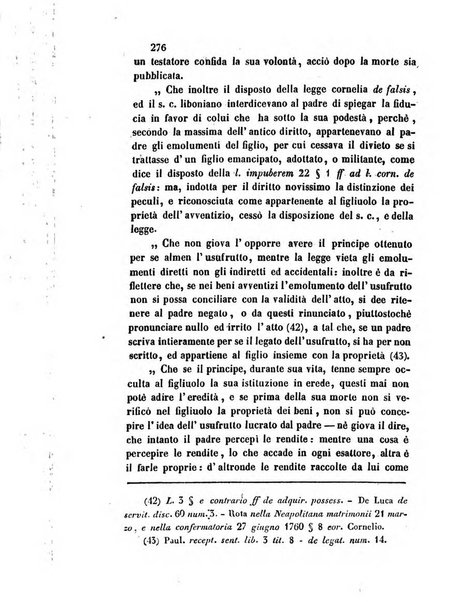 Giornale del Foro in cui si raccolgono le più importanti regiudicate dei supremi tribunali di Roma e dello Stato pontificio in materia civile