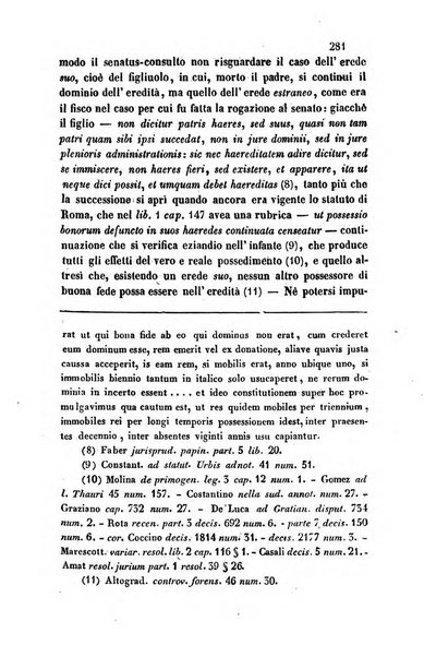 Giornale del Foro in cui si raccolgono le più importanti regiudicate dei supremi tribunali di Roma e dello Stato pontificio in materia civile