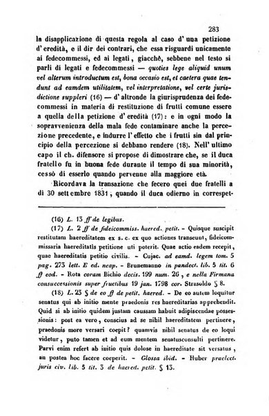 Giornale del Foro in cui si raccolgono le più importanti regiudicate dei supremi tribunali di Roma e dello Stato pontificio in materia civile