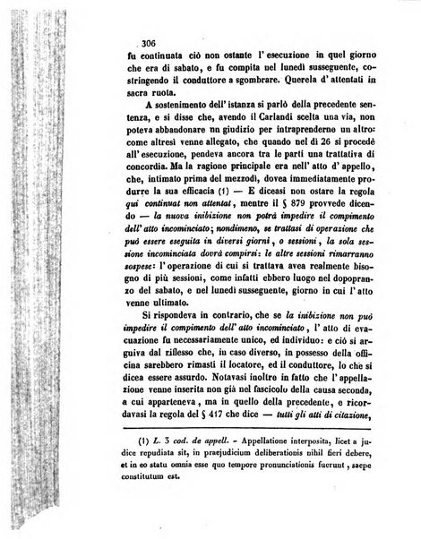 Giornale del Foro in cui si raccolgono le più importanti regiudicate dei supremi tribunali di Roma e dello Stato pontificio in materia civile