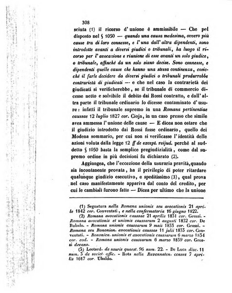 Giornale del Foro in cui si raccolgono le più importanti regiudicate dei supremi tribunali di Roma e dello Stato pontificio in materia civile