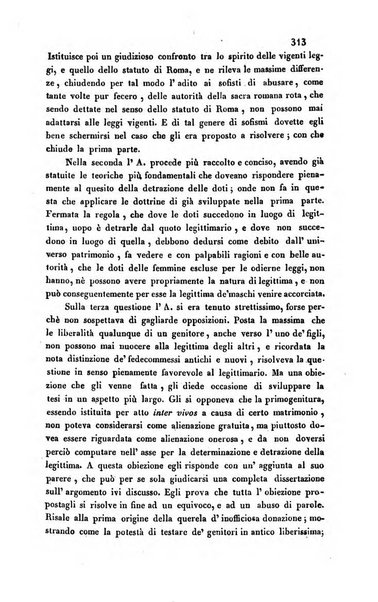 Giornale del Foro in cui si raccolgono le più importanti regiudicate dei supremi tribunali di Roma e dello Stato pontificio in materia civile