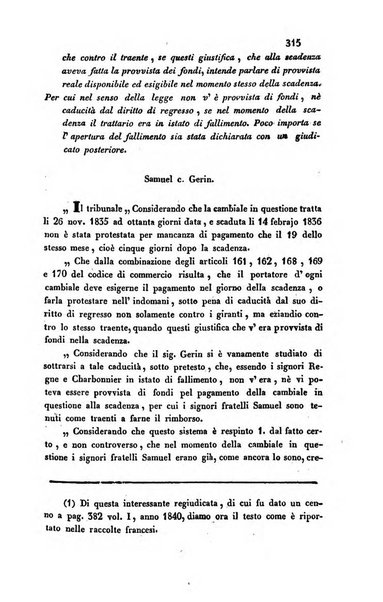 Giornale del Foro in cui si raccolgono le più importanti regiudicate dei supremi tribunali di Roma e dello Stato pontificio in materia civile