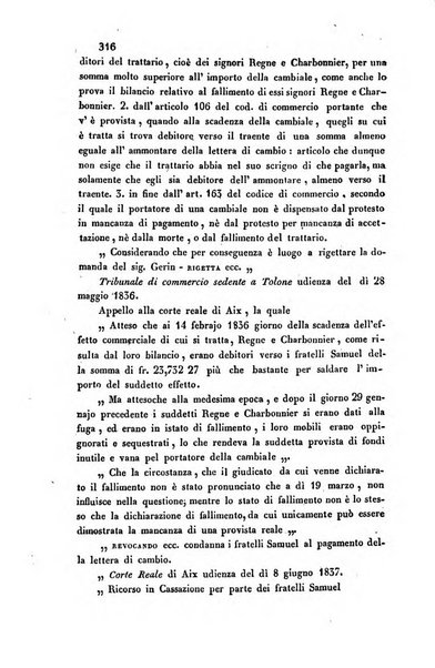 Giornale del Foro in cui si raccolgono le più importanti regiudicate dei supremi tribunali di Roma e dello Stato pontificio in materia civile