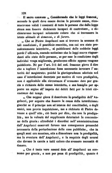 Giornale del Foro in cui si raccolgono le più importanti regiudicate dei supremi tribunali di Roma e dello Stato pontificio in materia civile