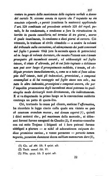 Giornale del Foro in cui si raccolgono le più importanti regiudicate dei supremi tribunali di Roma e dello Stato pontificio in materia civile