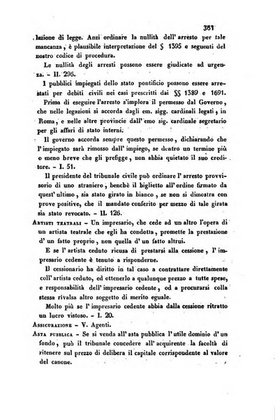 Giornale del Foro in cui si raccolgono le più importanti regiudicate dei supremi tribunali di Roma e dello Stato pontificio in materia civile