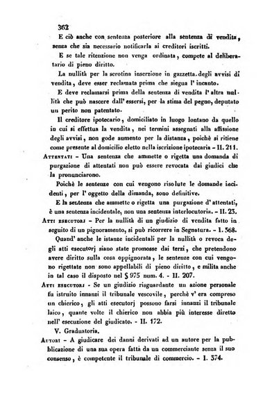 Giornale del Foro in cui si raccolgono le più importanti regiudicate dei supremi tribunali di Roma e dello Stato pontificio in materia civile