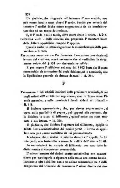 Giornale del Foro in cui si raccolgono le più importanti regiudicate dei supremi tribunali di Roma e dello Stato pontificio in materia civile