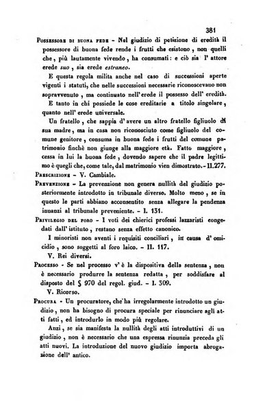 Giornale del Foro in cui si raccolgono le più importanti regiudicate dei supremi tribunali di Roma e dello Stato pontificio in materia civile