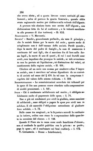 Giornale del Foro in cui si raccolgono le più importanti regiudicate dei supremi tribunali di Roma e dello Stato pontificio in materia civile