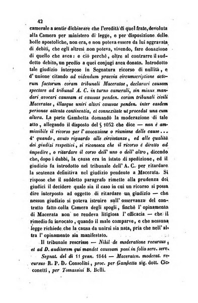 Giornale del Foro in cui si raccolgono le più importanti regiudicate dei supremi tribunali di Roma e dello Stato pontificio in materia civile