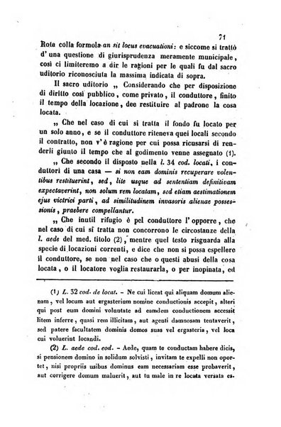 Giornale del Foro in cui si raccolgono le più importanti regiudicate dei supremi tribunali di Roma e dello Stato pontificio in materia civile