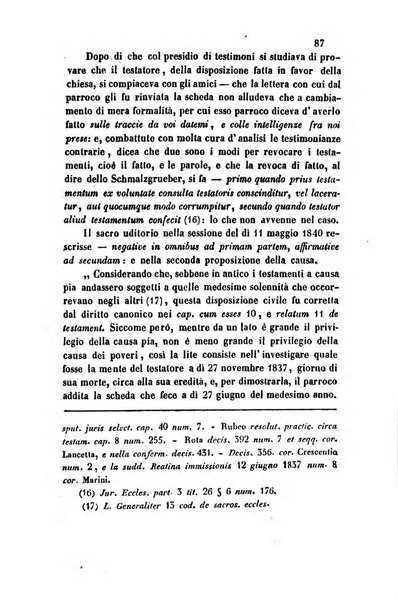 Giornale del Foro in cui si raccolgono le più importanti regiudicate dei supremi tribunali di Roma e dello Stato pontificio in materia civile