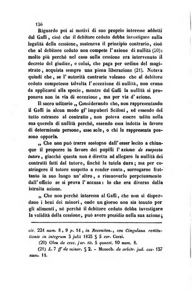 Giornale del Foro in cui si raccolgono le più importanti regiudicate dei supremi tribunali di Roma e dello Stato pontificio in materia civile