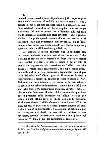 Giornale del Foro in cui si raccolgono le più importanti regiudicate dei supremi tribunali di Roma e dello Stato pontificio in materia civile