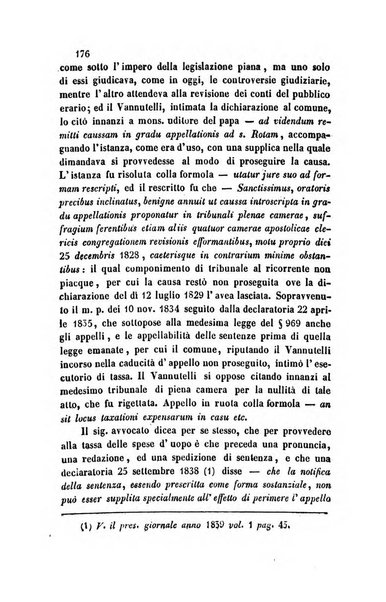 Giornale del Foro in cui si raccolgono le più importanti regiudicate dei supremi tribunali di Roma e dello Stato pontificio in materia civile