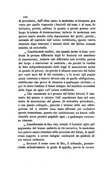 Giornale del Foro in cui si raccolgono le più importanti regiudicate dei supremi tribunali di Roma e dello Stato pontificio in materia civile