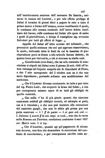 Giornale del Foro in cui si raccolgono le più importanti regiudicate dei supremi tribunali di Roma e dello Stato pontificio in materia civile