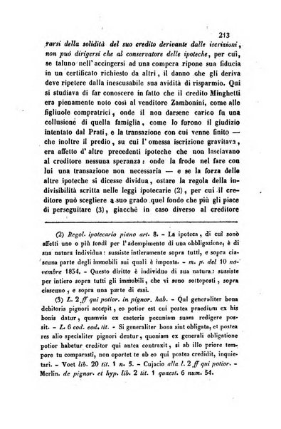 Giornale del Foro in cui si raccolgono le più importanti regiudicate dei supremi tribunali di Roma e dello Stato pontificio in materia civile