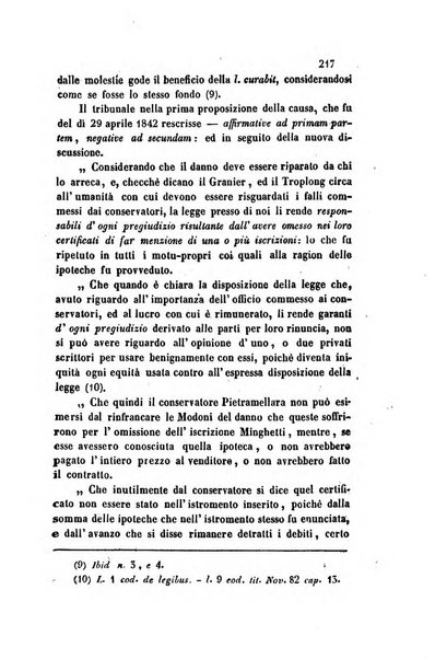 Giornale del Foro in cui si raccolgono le più importanti regiudicate dei supremi tribunali di Roma e dello Stato pontificio in materia civile