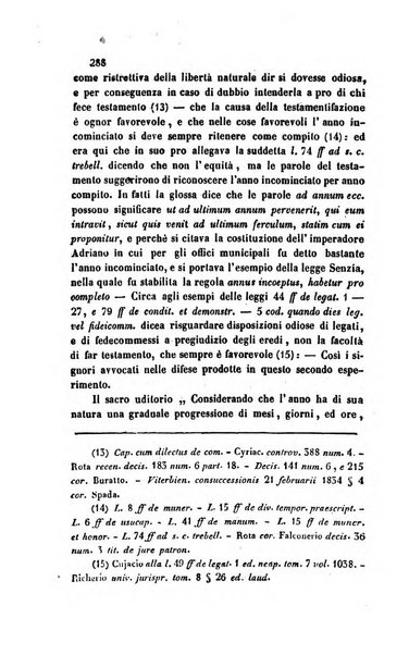 Giornale del Foro in cui si raccolgono le più importanti regiudicate dei supremi tribunali di Roma e dello Stato pontificio in materia civile