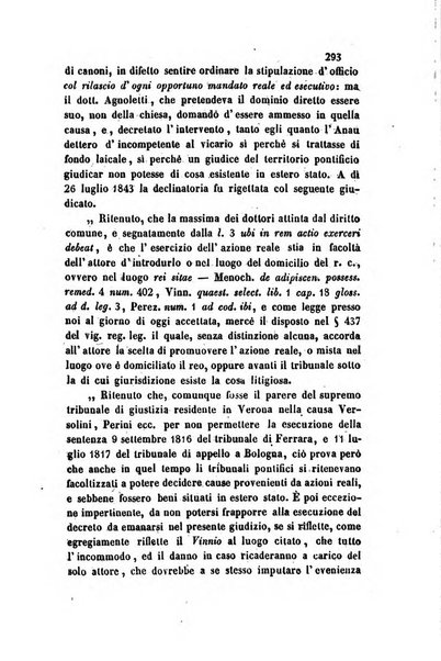 Giornale del Foro in cui si raccolgono le più importanti regiudicate dei supremi tribunali di Roma e dello Stato pontificio in materia civile