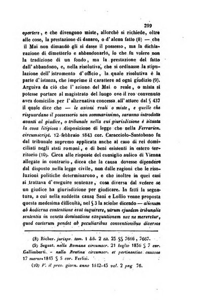 Giornale del Foro in cui si raccolgono le più importanti regiudicate dei supremi tribunali di Roma e dello Stato pontificio in materia civile