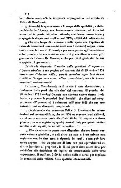 Giornale del Foro in cui si raccolgono le più importanti regiudicate dei supremi tribunali di Roma e dello Stato pontificio in materia civile