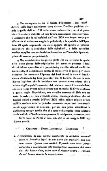 Giornale del Foro in cui si raccolgono le più importanti regiudicate dei supremi tribunali di Roma e dello Stato pontificio in materia civile