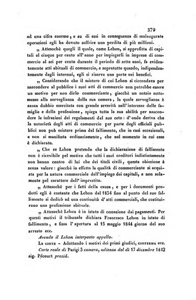 Giornale del Foro in cui si raccolgono le più importanti regiudicate dei supremi tribunali di Roma e dello Stato pontificio in materia civile