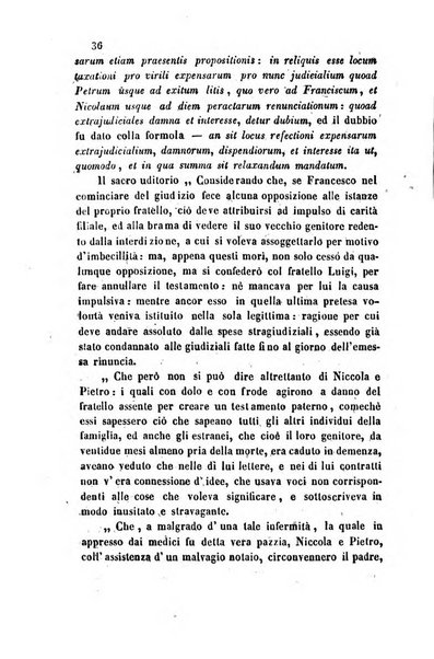 Giornale del Foro in cui si raccolgono le più importanti regiudicate dei supremi tribunali di Roma e dello Stato pontificio in materia civile