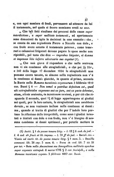 Giornale del Foro in cui si raccolgono le più importanti regiudicate dei supremi tribunali di Roma e dello Stato pontificio in materia civile